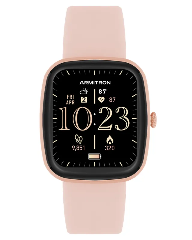 Armitron Lunar 45 mm smartklokke rosa silikon