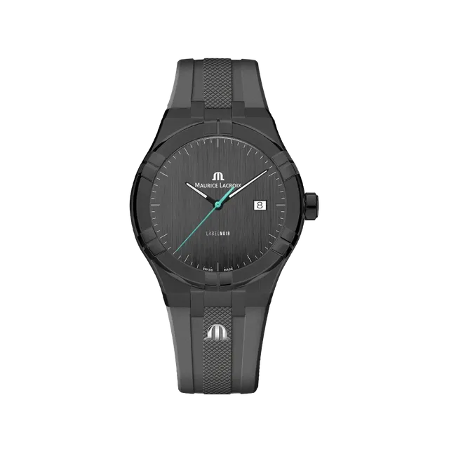 Label Noir Aikon Automatic 42MM klokke svart satin PVD grå