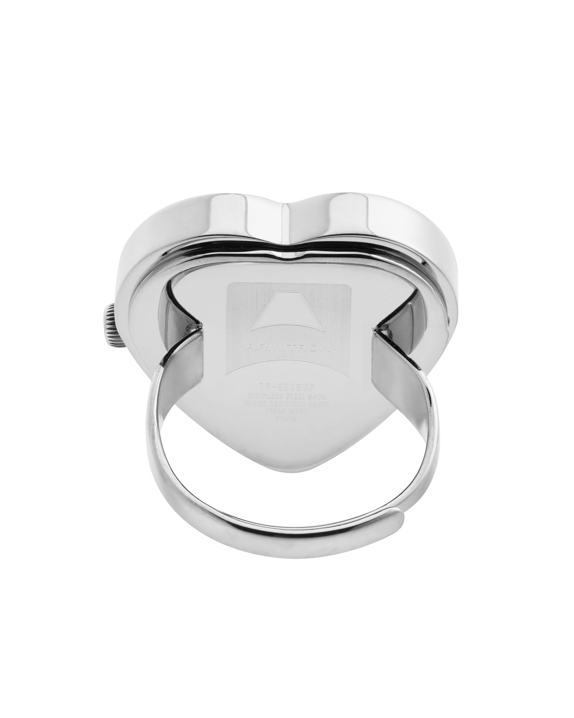 Armitron Heart Ring 22mm Silver ringklokke