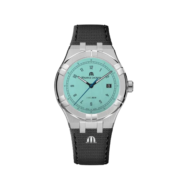 Label Noir Aikon Automatic 42MM klokke lyseblå tekstil