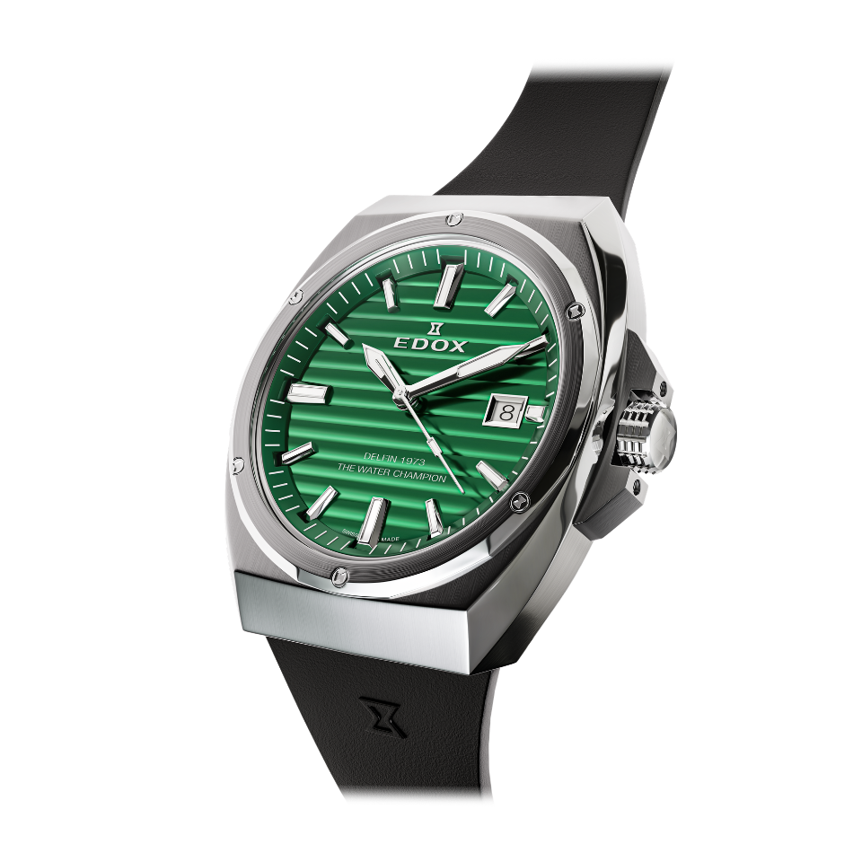 Edox 1973 Date herreklokke med dato