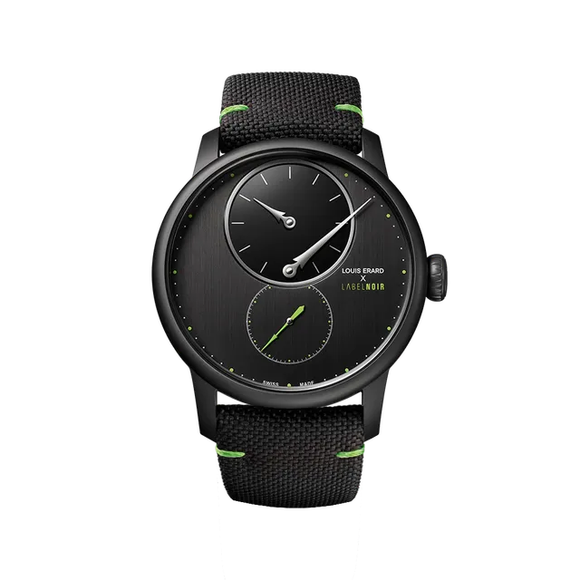 Label Noir Louis Erard Le Régulateur klokke limited edition