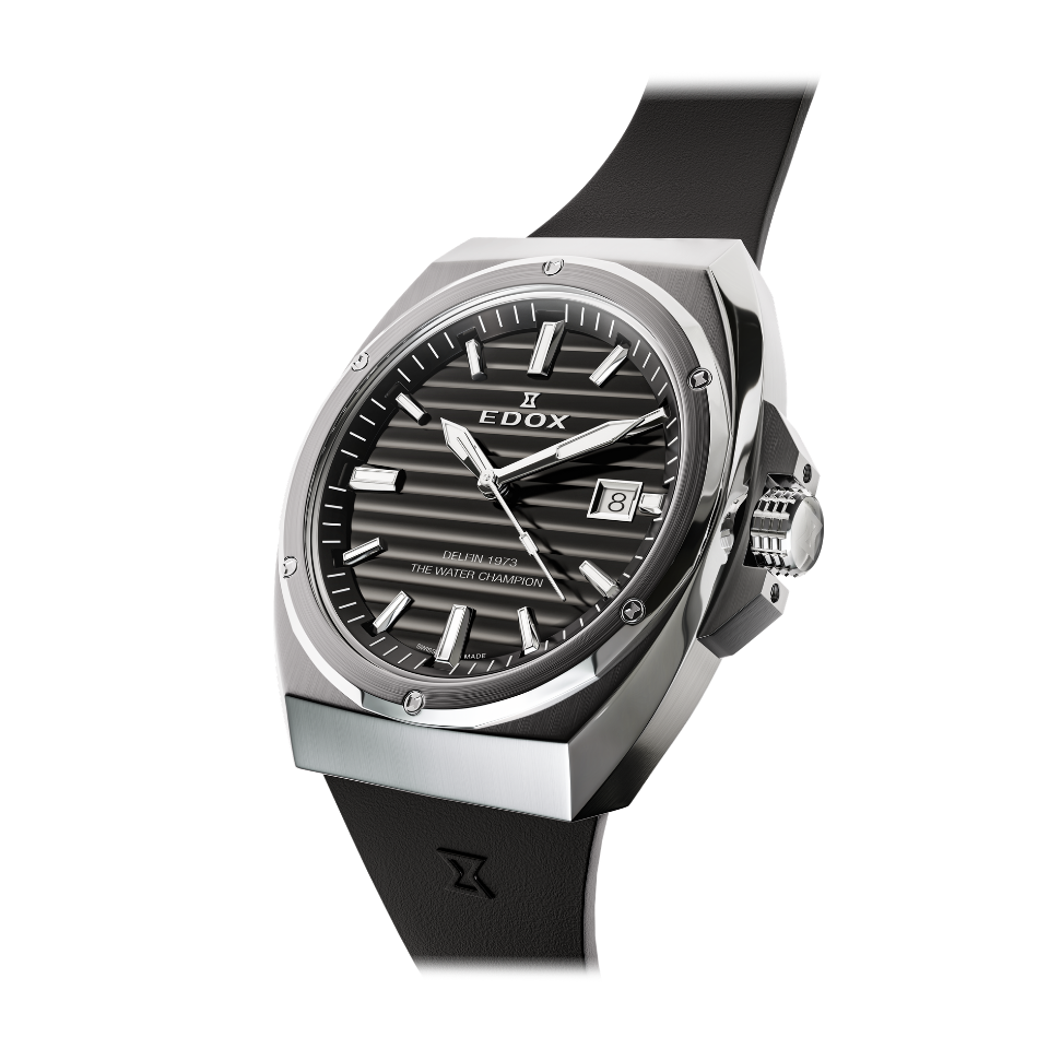 Edox 1973 Date herreklokke med dato