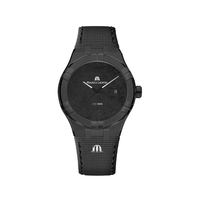 Label Noir Aikon Automatic 42MM klokke svart tekstilrem