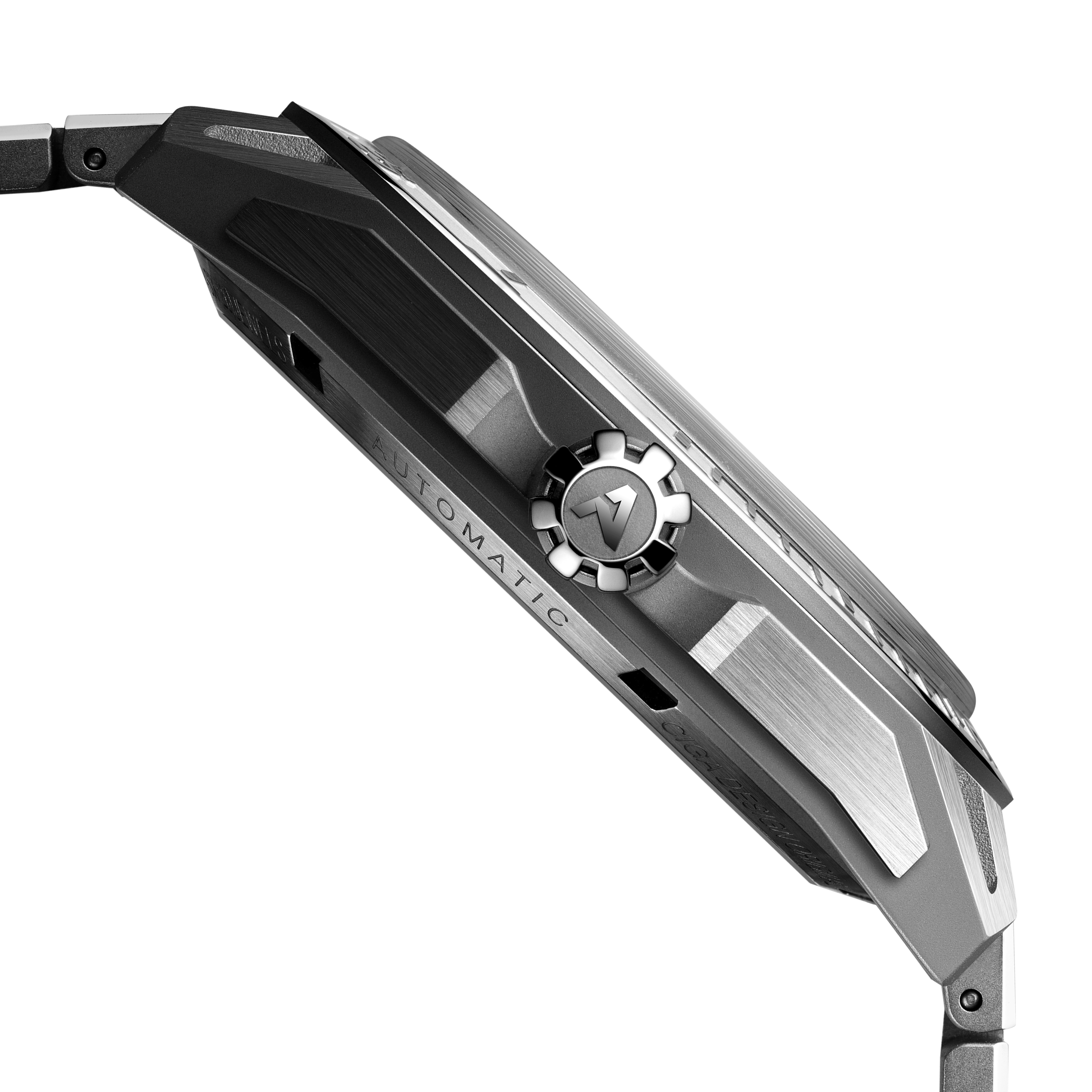 CIGA Design Falcon skjelettklokke sølv stål