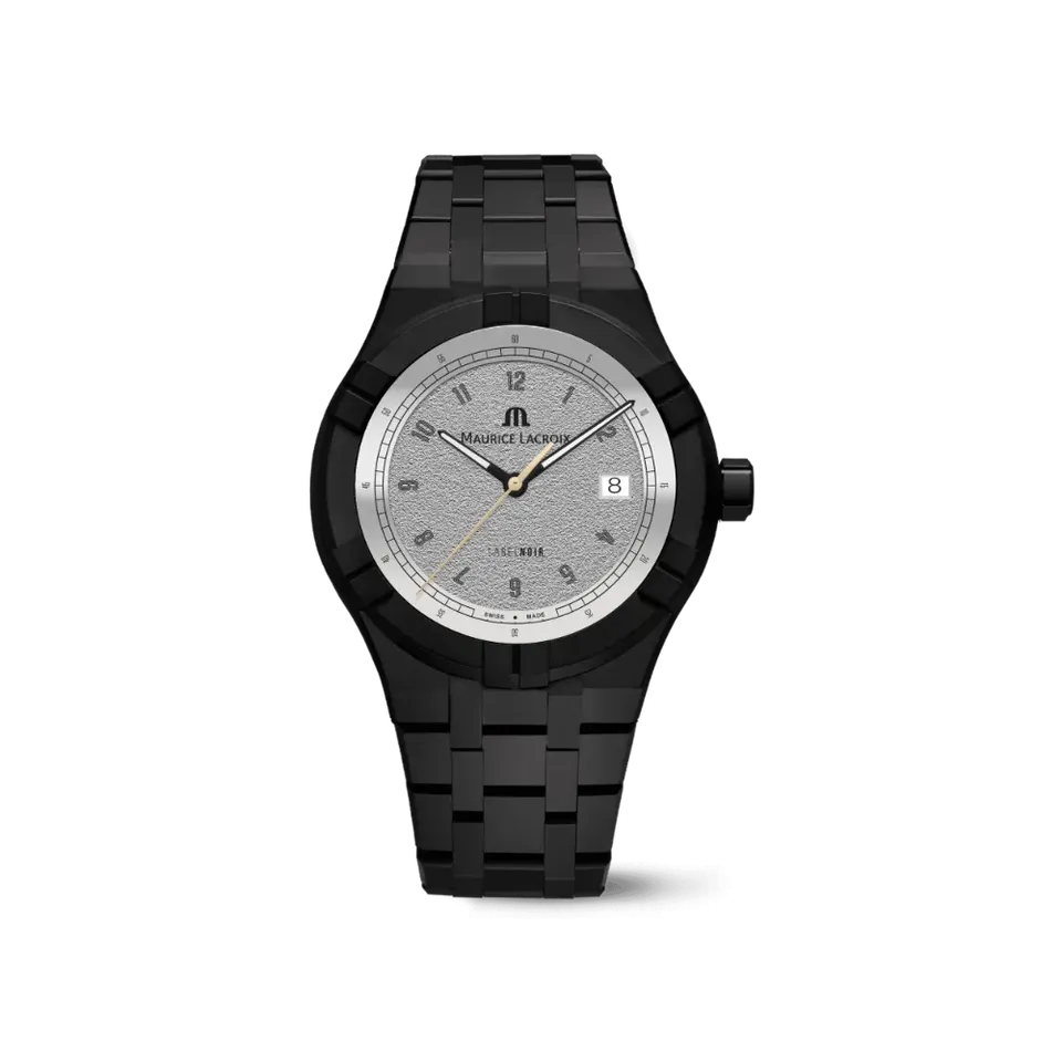 Label Noir Aikon Automatic 42MM klokke keramikk hvit skive