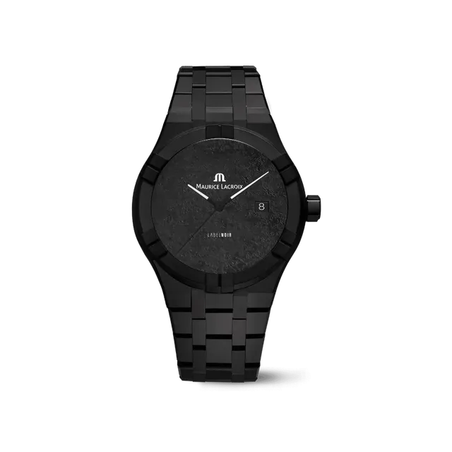 Label Noir Aikon Automatic 42MM klokke keramikk svart minimalist
