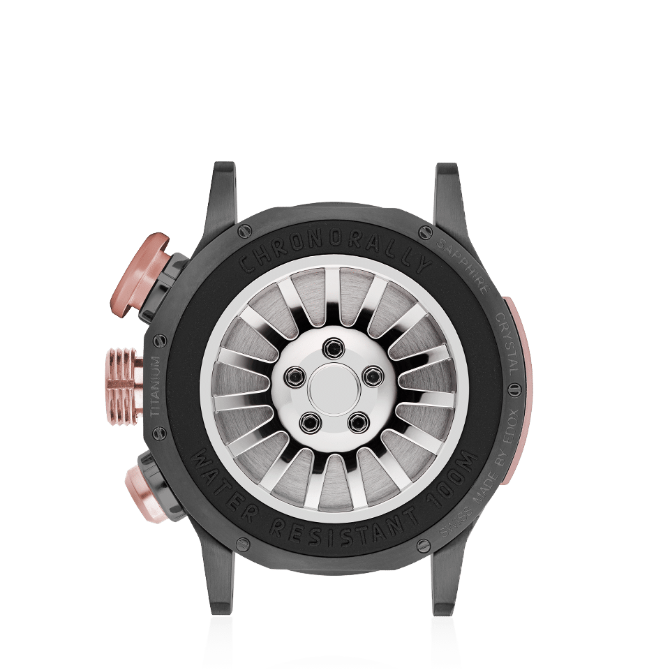 Edox Chronorally Chronograph 45 herreklokke
