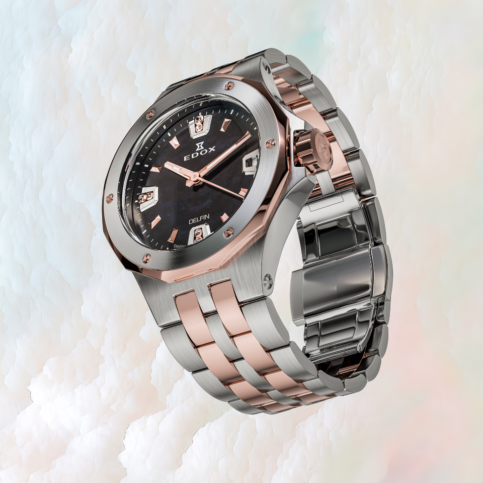 Edox Date Lady dameklokke med dato