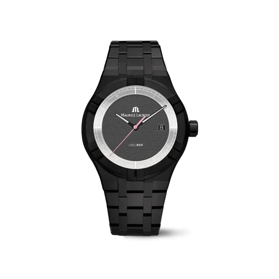 Label Noir Aikon Automatic 42MM klokke keramikk rosa