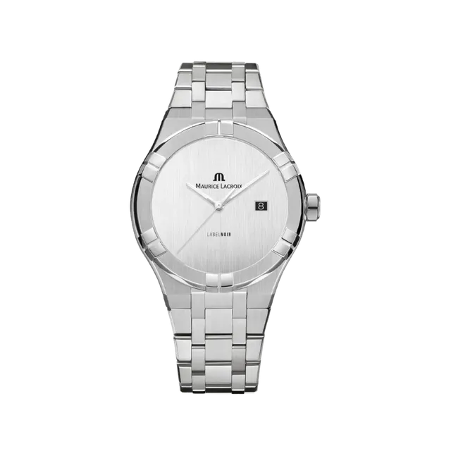 Label Noir Aikon Automatic 42MM klokke stål grå