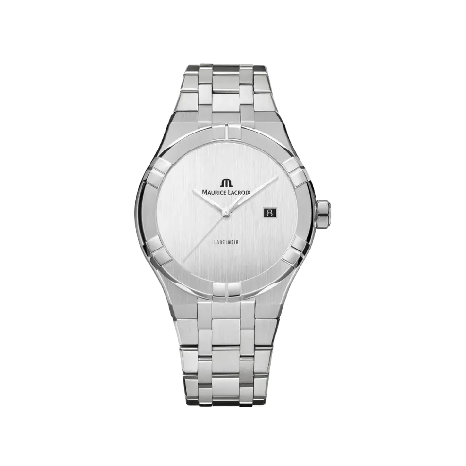 Label Noir Aikon Automatic 42MM klokke stål grå