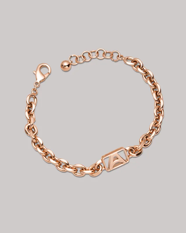 Armitron Link & Logo armbånd roségull