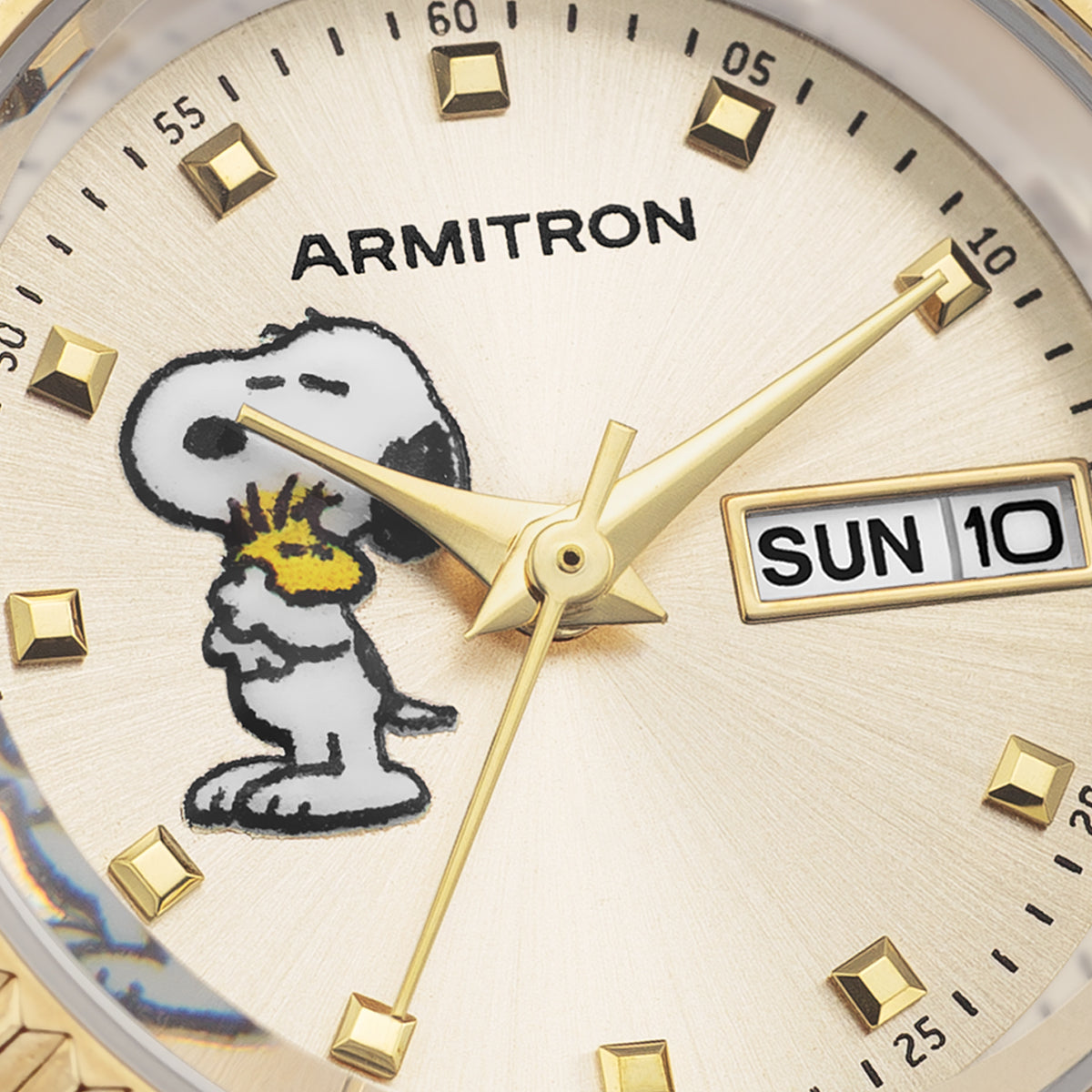 Armitron x Peanuts The Hug 24,5mm dameklokke tofarget