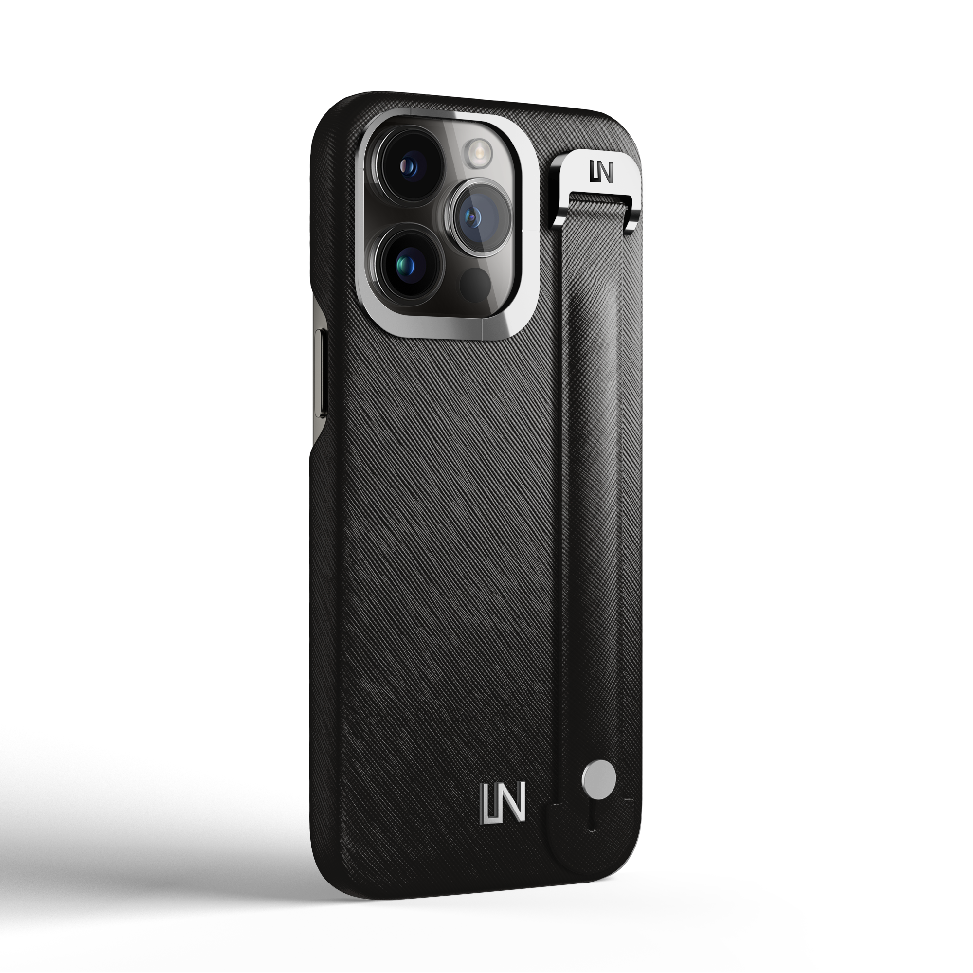Label Noir iPhone 13 Pro Max deksel skinn svart