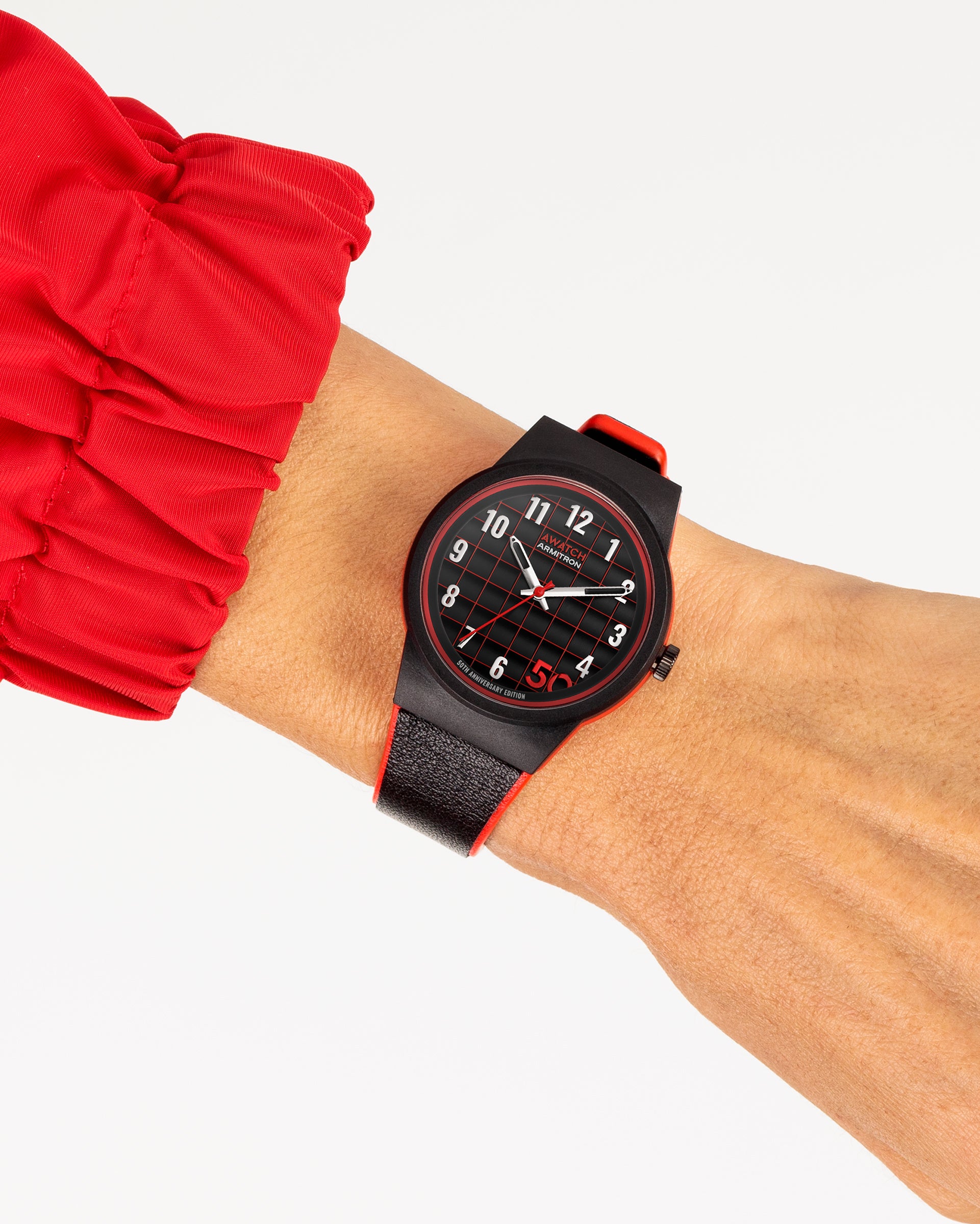 Armitron A-Watch 35,5mm klokke svart rød