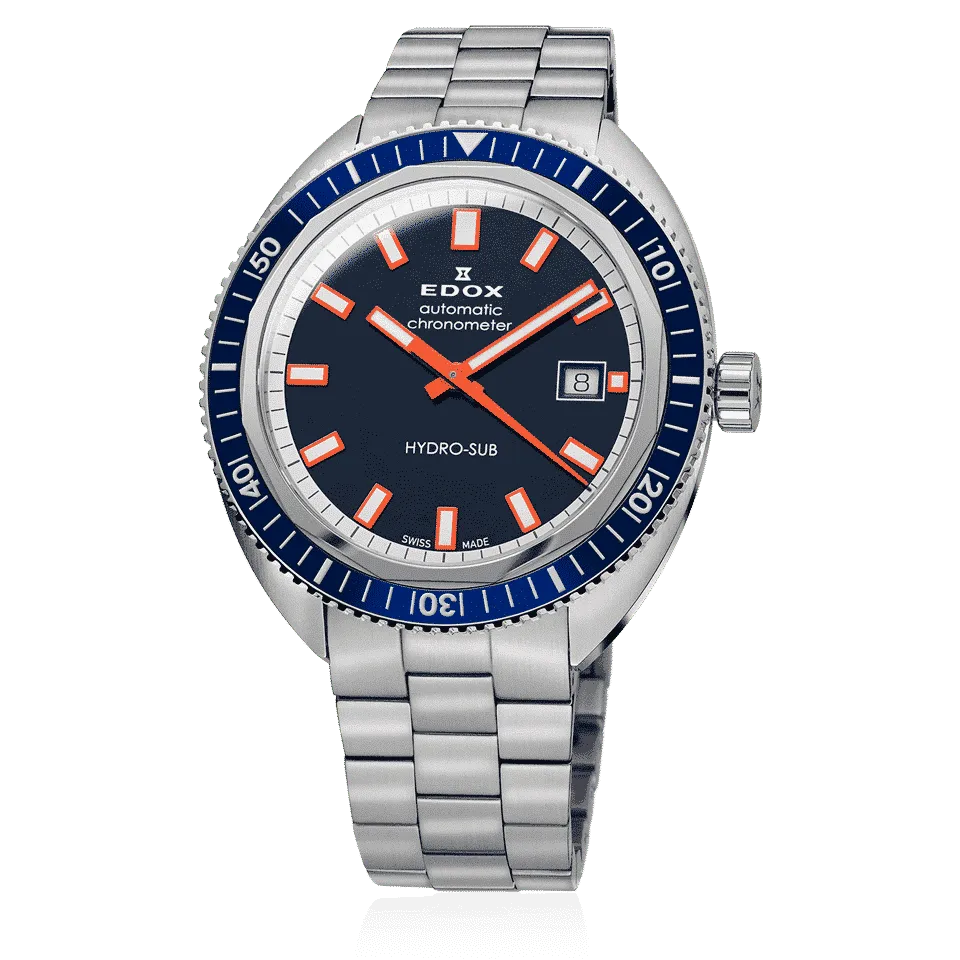 Edox Hydro-Sub Date Automatic Chronometer klokke