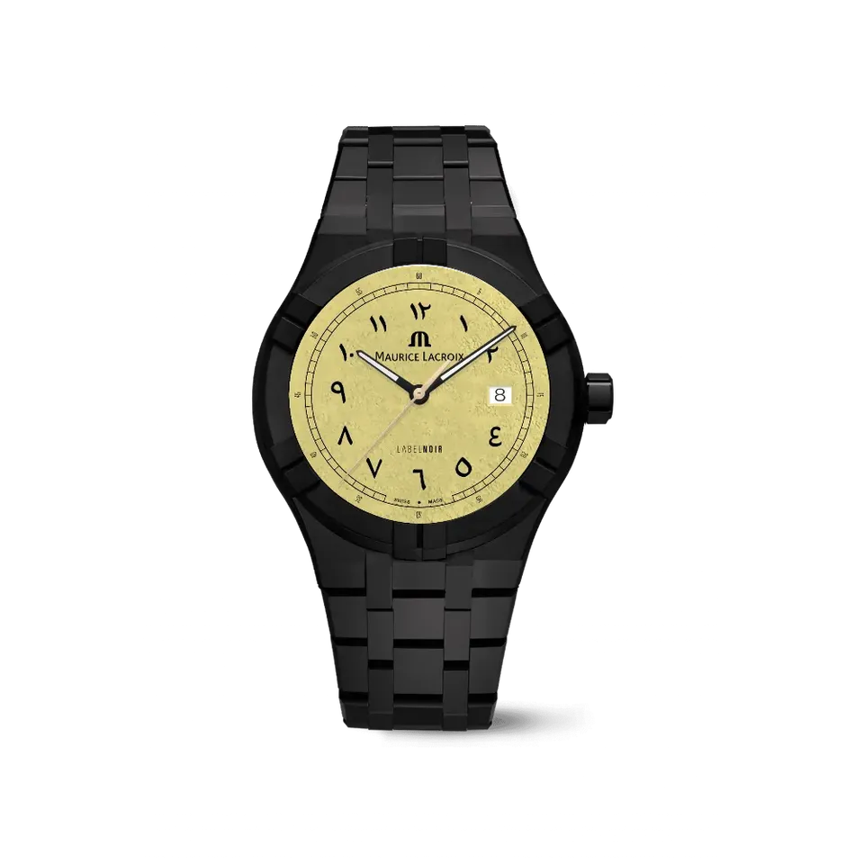 Label Noir Aikon Automatic 42MM klokke keramikk hvit laser