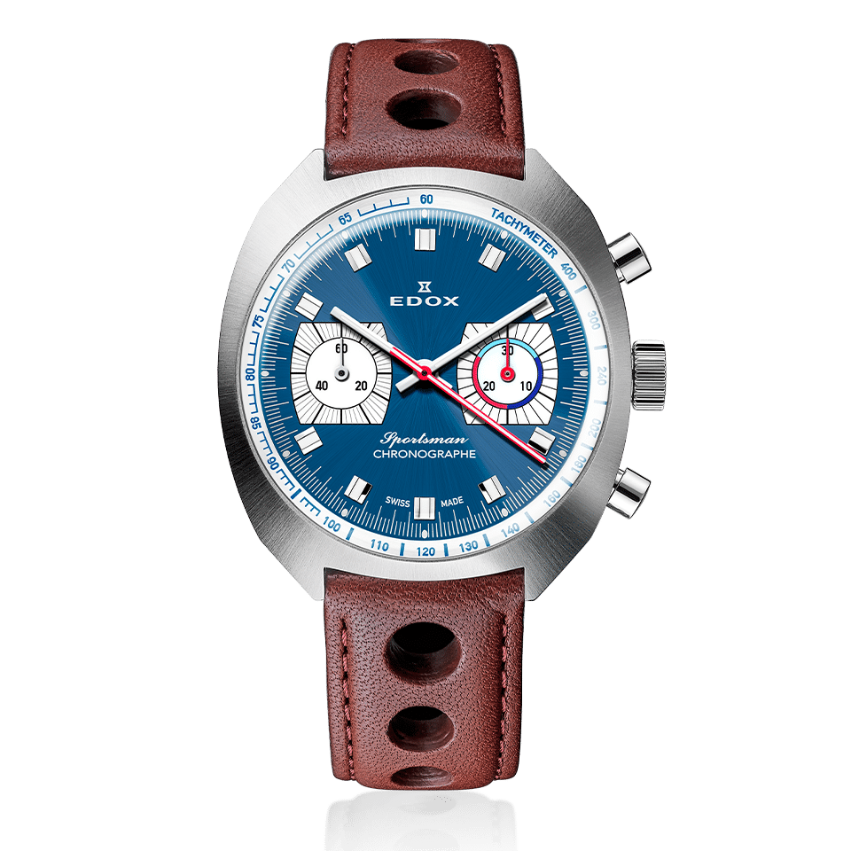 Edox Sportsman Chronographe Automatic herreklokke kronograf