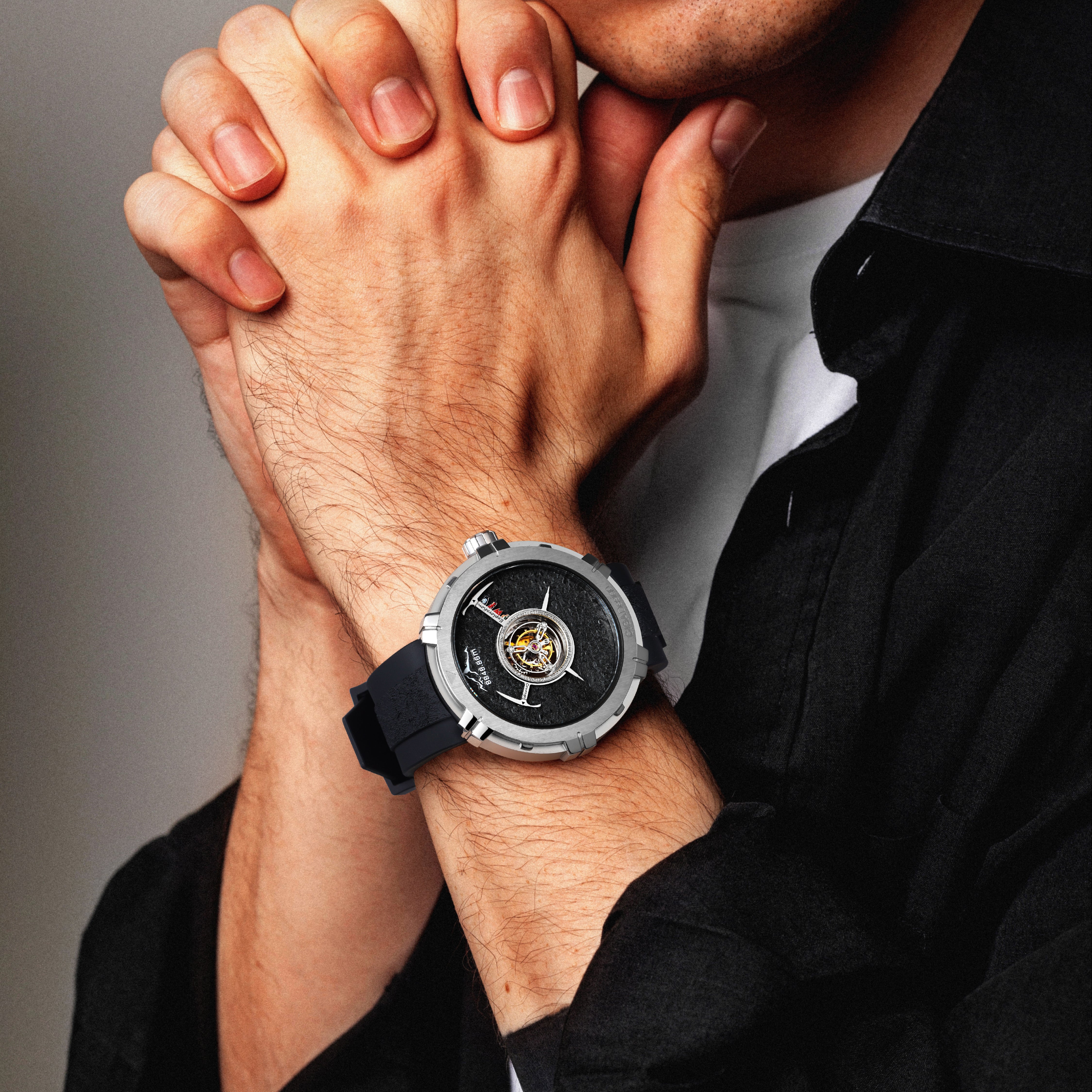 CIGA Design Central Tourbillon Everest herreklokke titan