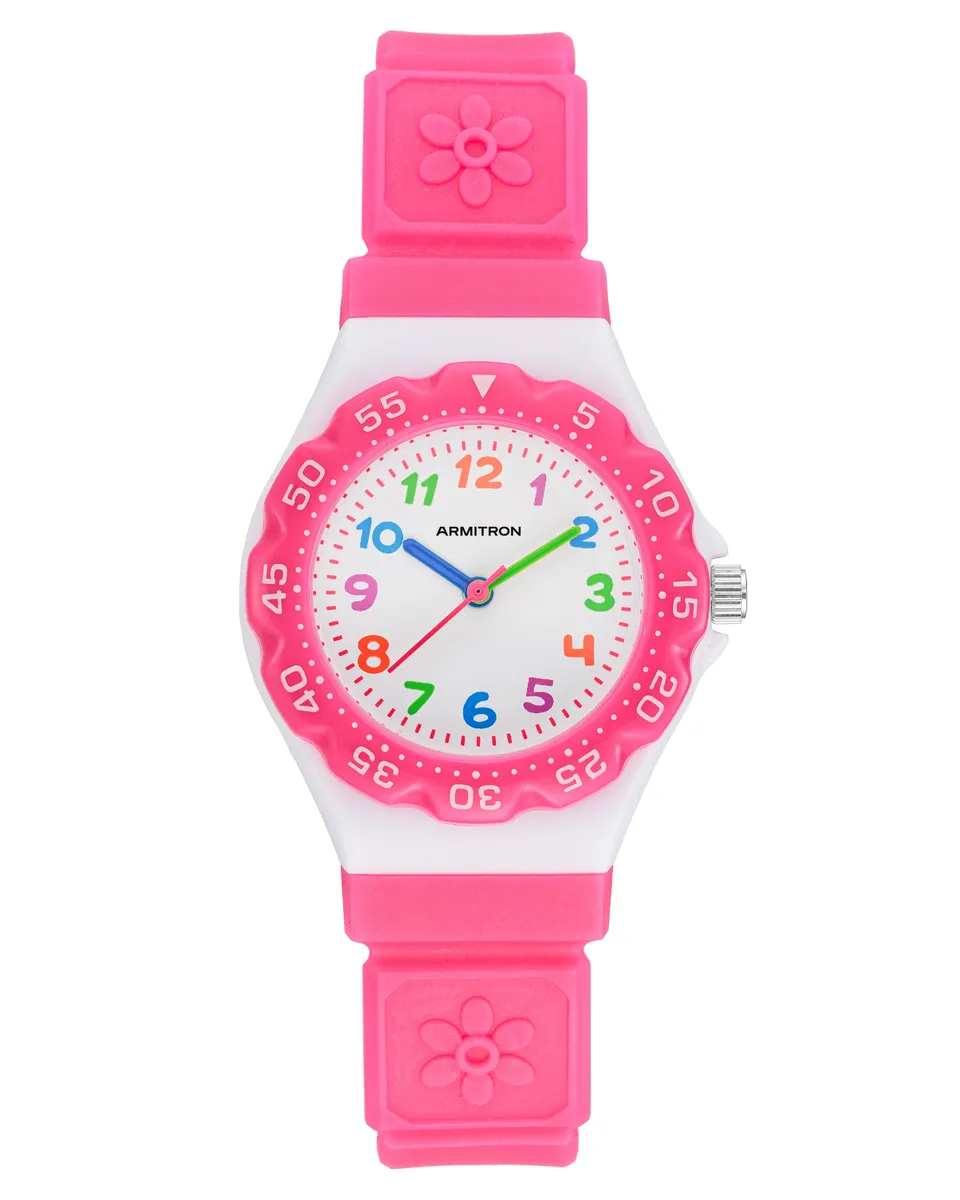 Armitron Petal Pop barneklokke 32mm rosa analog