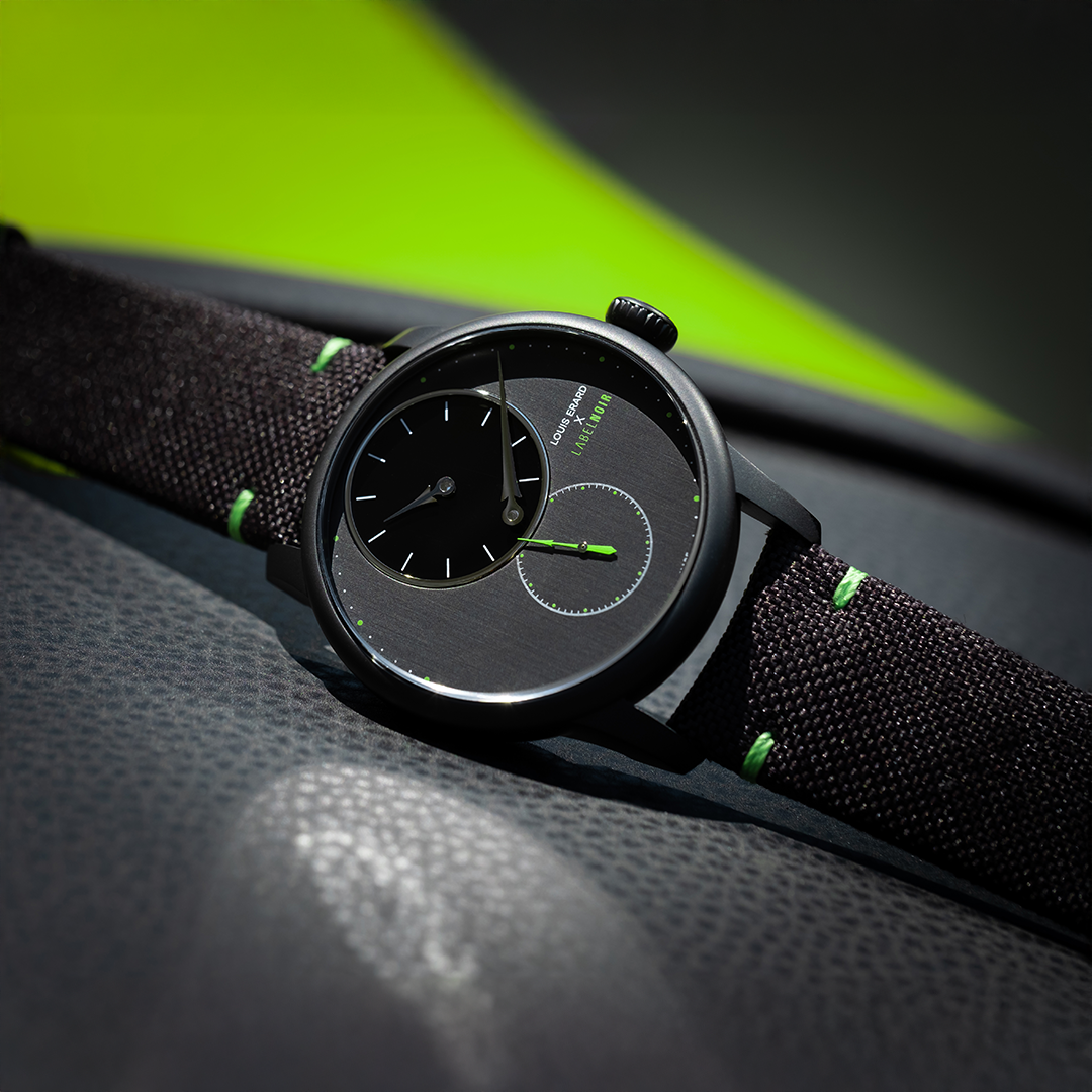 Label Noir Louis Erard Le Régulateur klokke limited edition