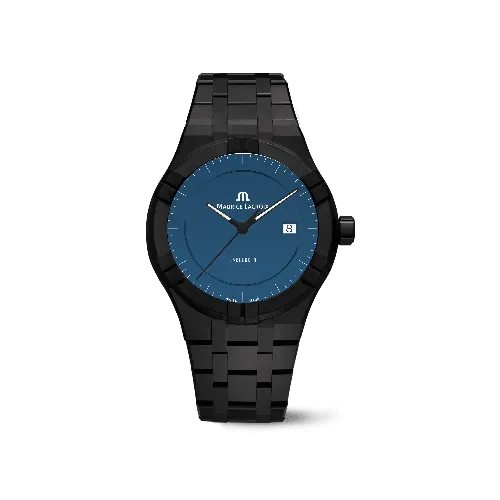 Label Noir Aikon Automatic 42MM klokke keramikk blå