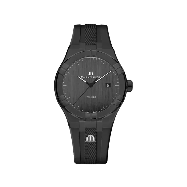 Label Noir Aikon Automatic 42MM klokke PVD gummi svart