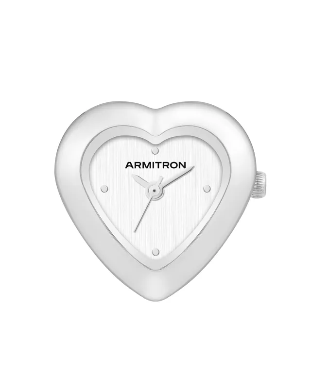 Armitron Heart Ring 22mm Silver ringklokke