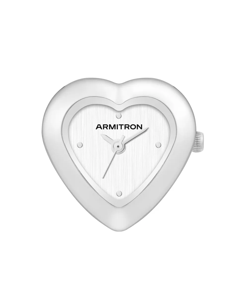Armitron Heart Ring 22mm Silver ringklokke