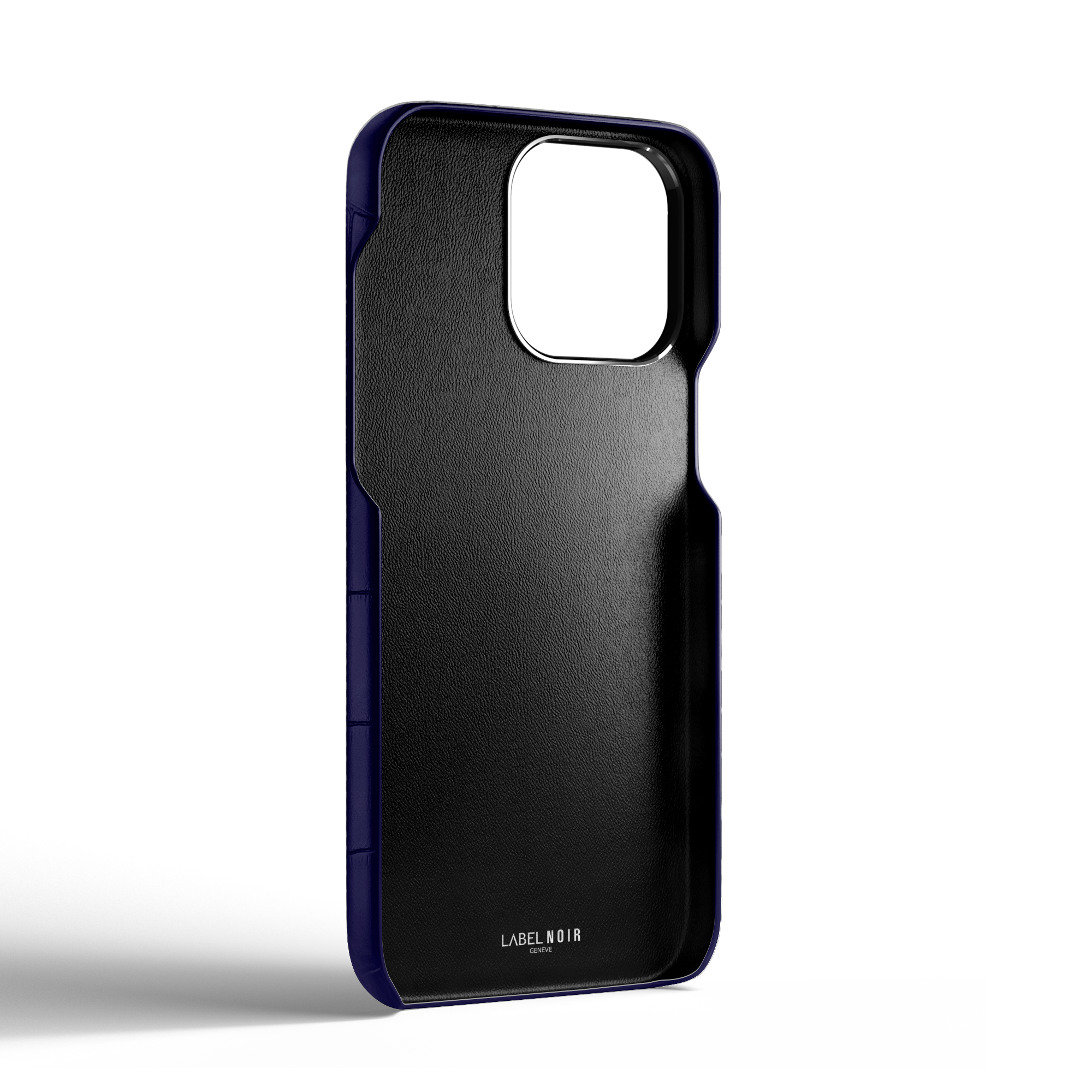 Label Noir iPhone 16 Pro Alligator deksel svart MagSafe