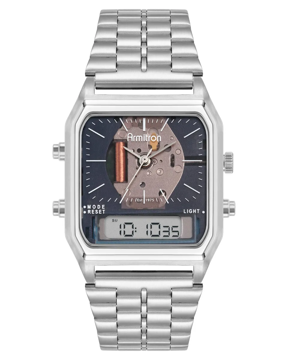 Armitron Ridgemont 42mm klokke blå ana-digi