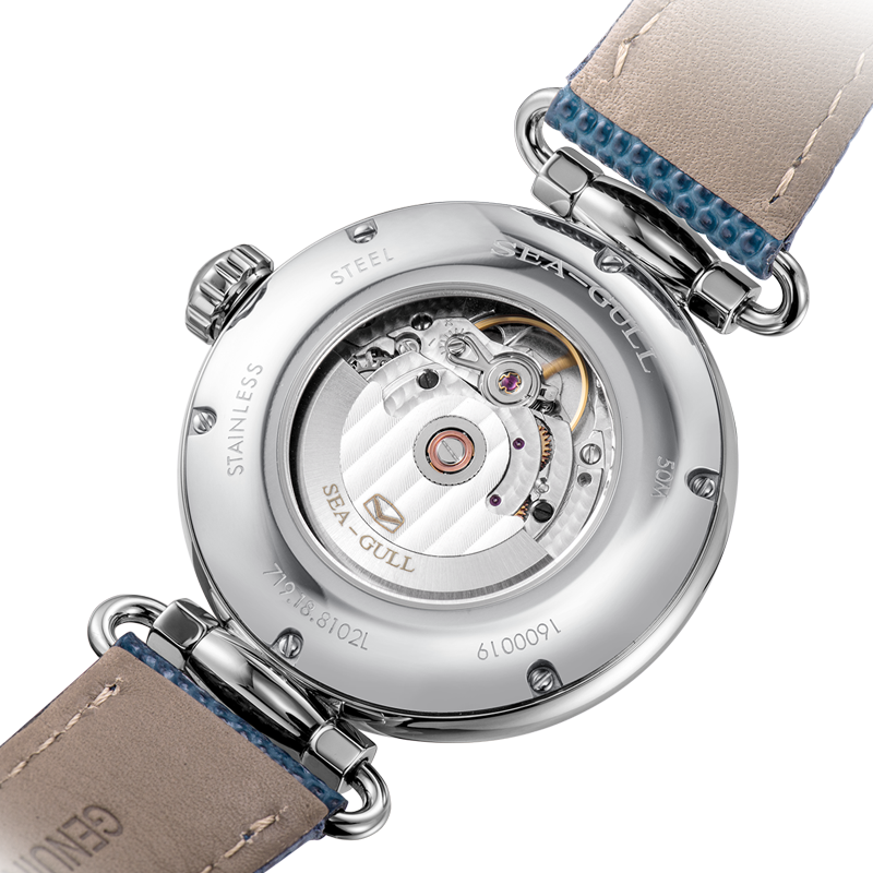 Sea-gull Artisan 719.18.8102L dameklokke hvit 38 mm tourbillon