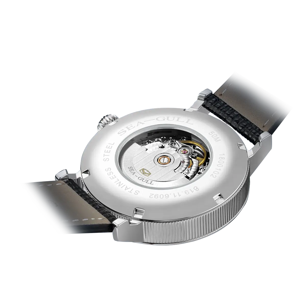 Sea-gull 819.11.6092 klokke hvit 41 mm