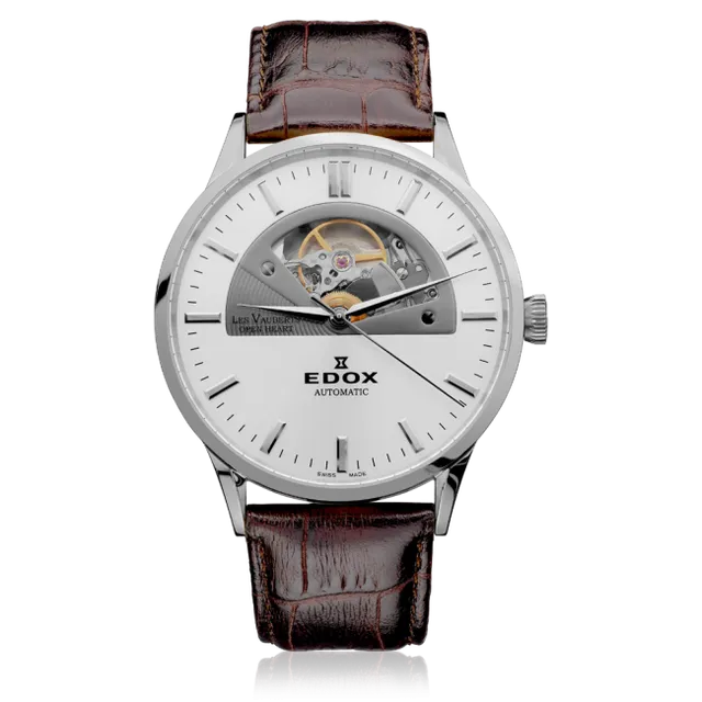 Edox Les Vauberts Open Heart Automatic klokke