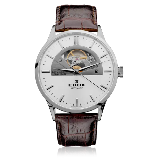 Edox Les Vauberts Open Heart Automatic klokke