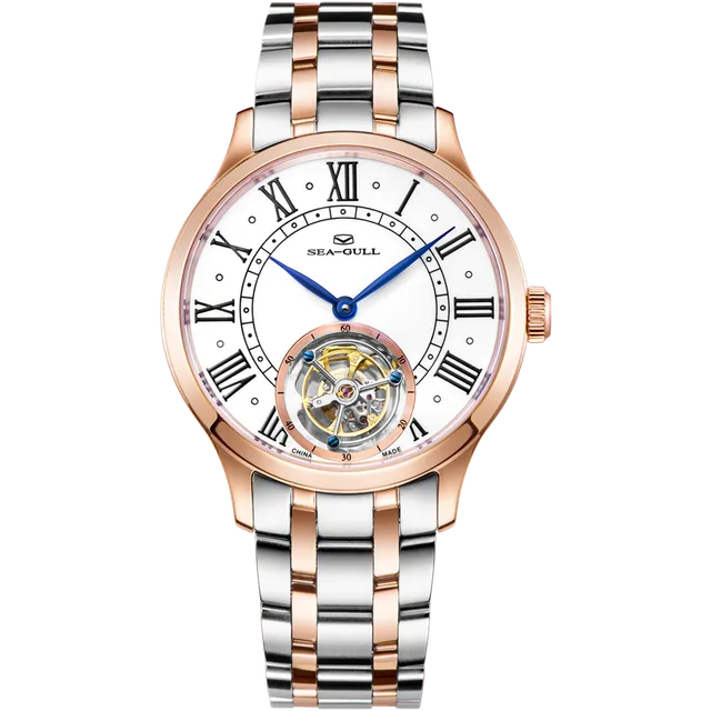 Sea-gull Artisan Heritage 517.11.8812 tourbillon hvit 42mm