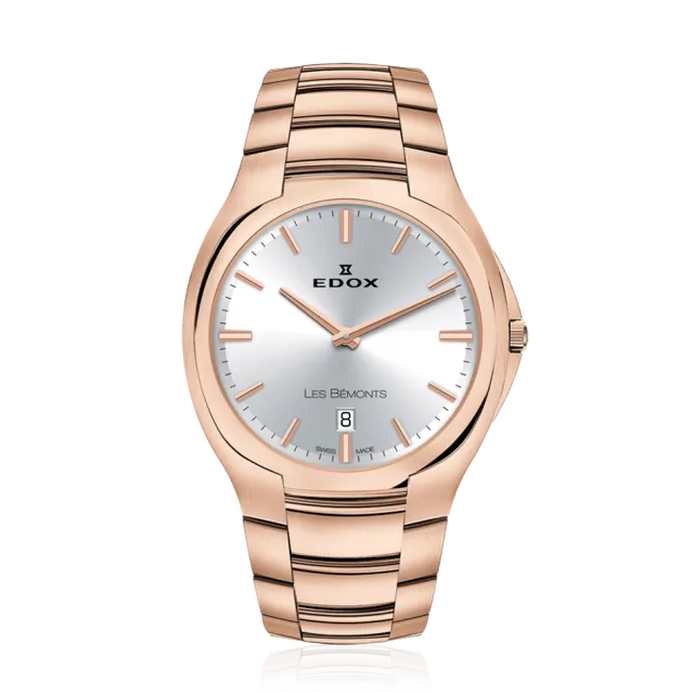 Edox Les Bémonts Ultra Slim Date herreklokke