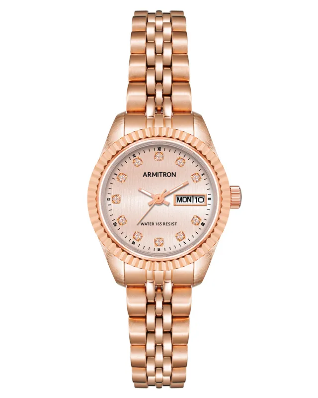 Armitron 75/2475RGRG klokke roségull dag-dato