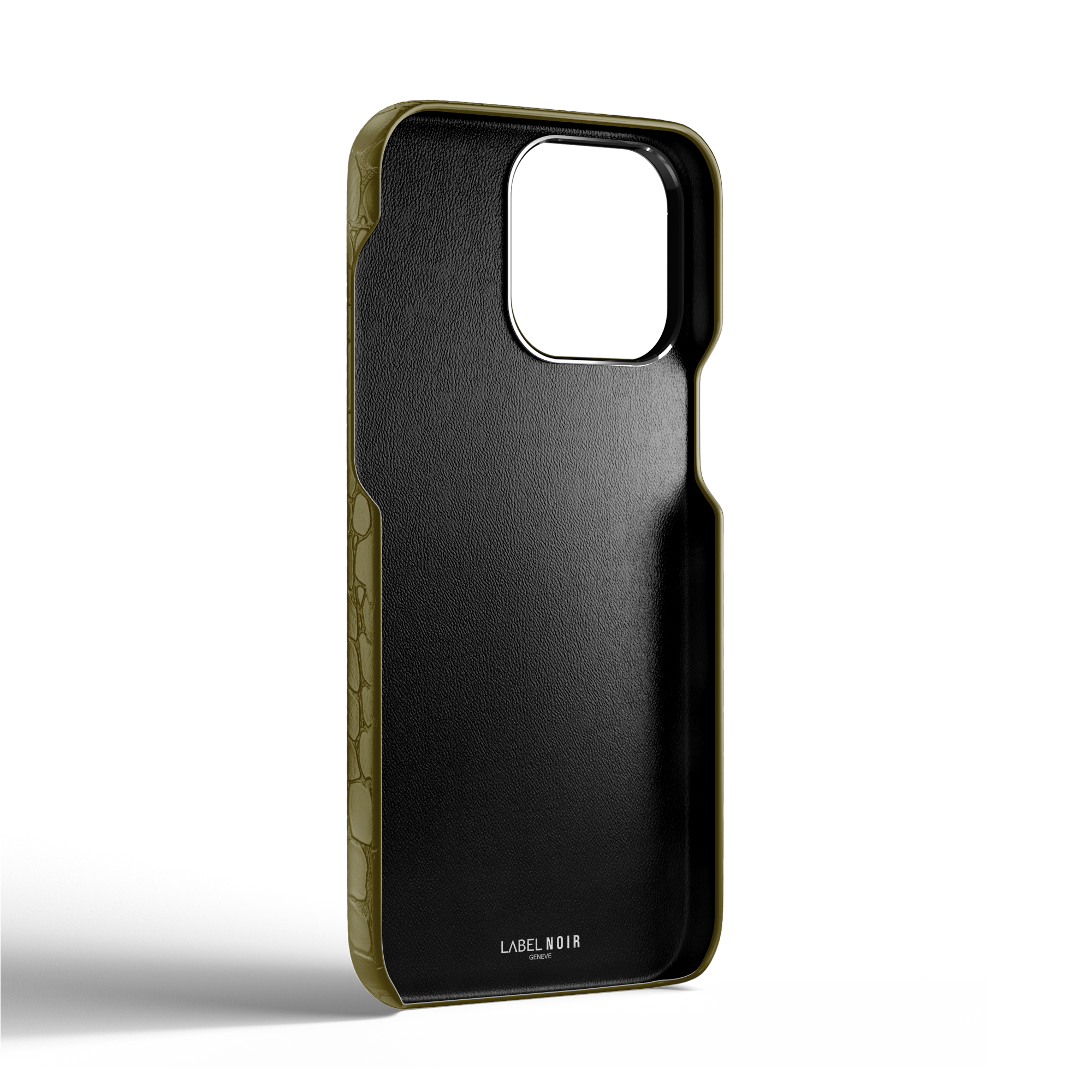 Label Noir Alligator iPhone 15 Pro Max deksel krokodilleskinn