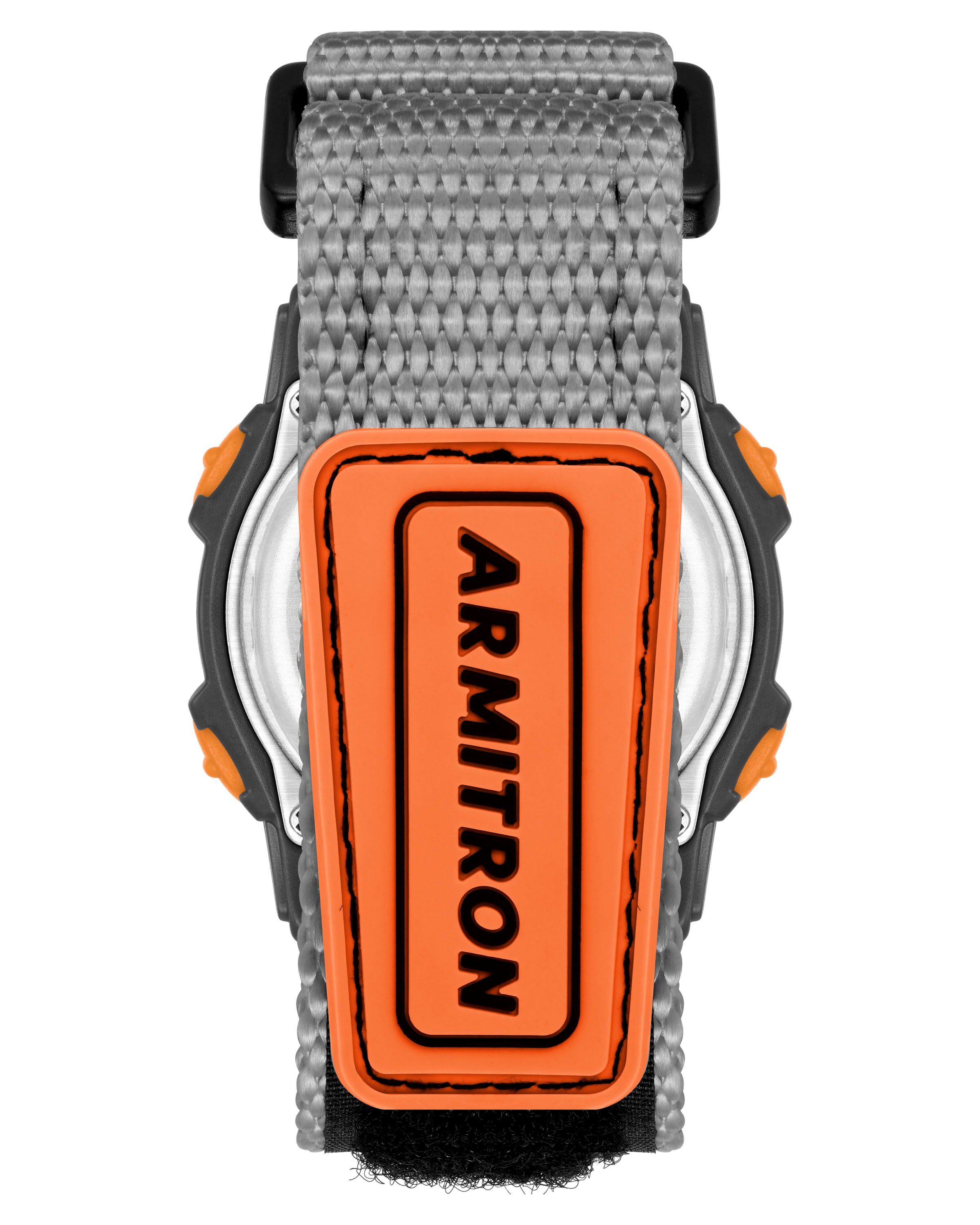 Armitron Day-Date-Month digitalklokke oransje resin