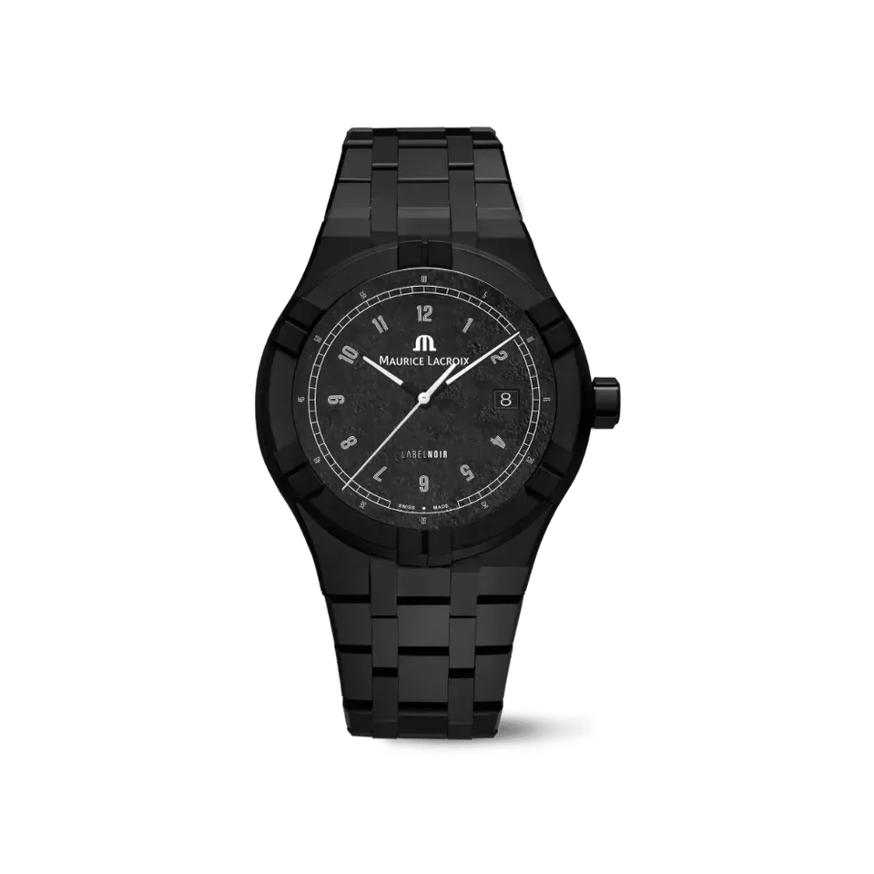 Label Noir Aikon Automatic 42MM klokke keramikk laser