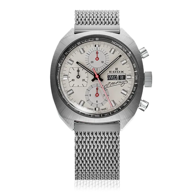 Edox Chronograph Automatic Fangio Limited Edition herreklokke motorsport