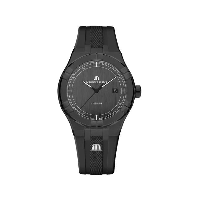 Label Noir Aikon Automatic 42MM klokke sort gummirem
