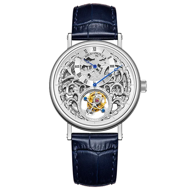 Sea-gull Artisan 818.11.8847K tourbillonklokke hvit 39mm