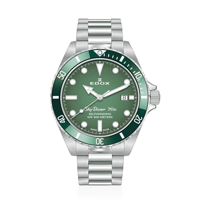 Edox SkyDiver 70s Date Automatic dykkerklokke