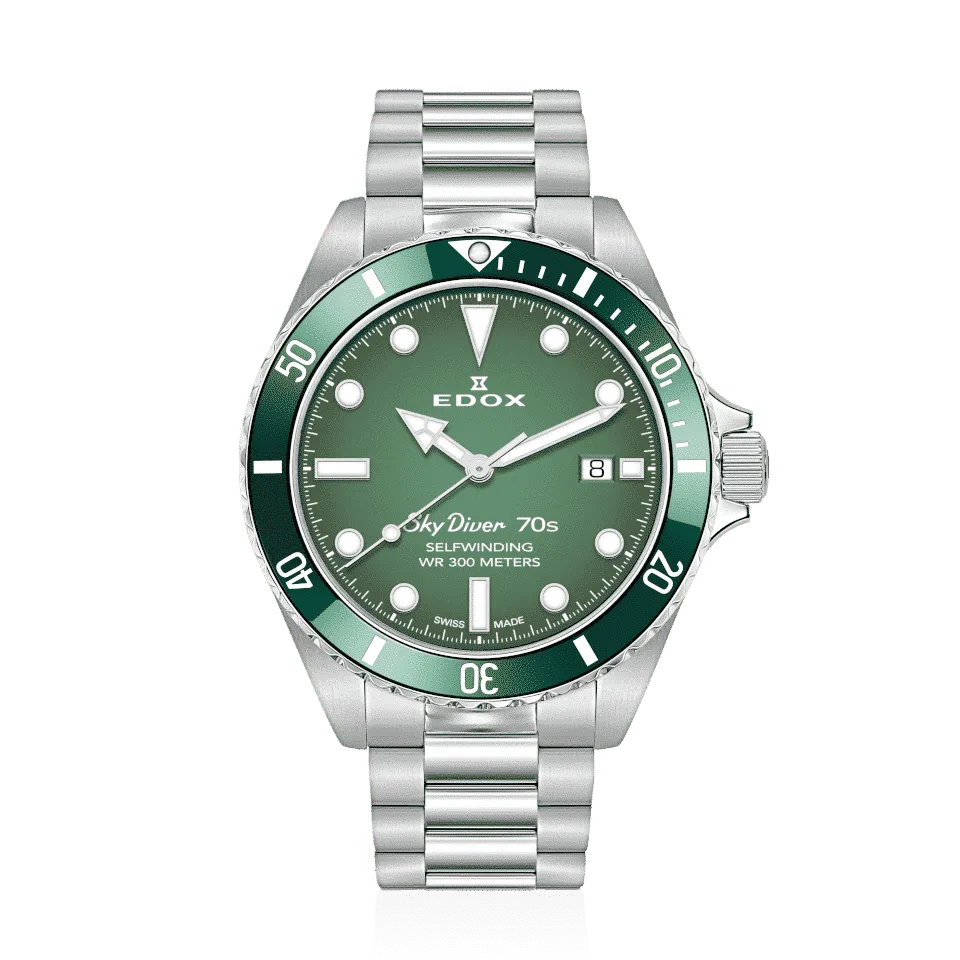Edox SkyDiver 70s Date Automatic dykkerklokke