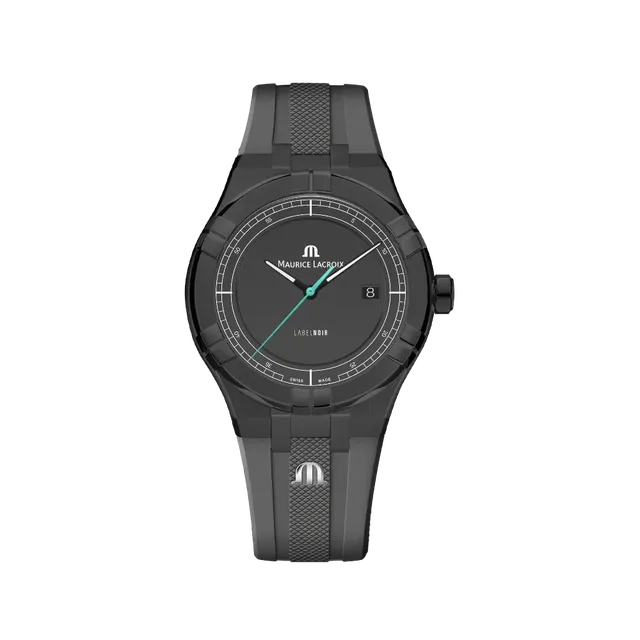 Label Noir Aikon Automatic 42MM klokke PVD sort gummireim