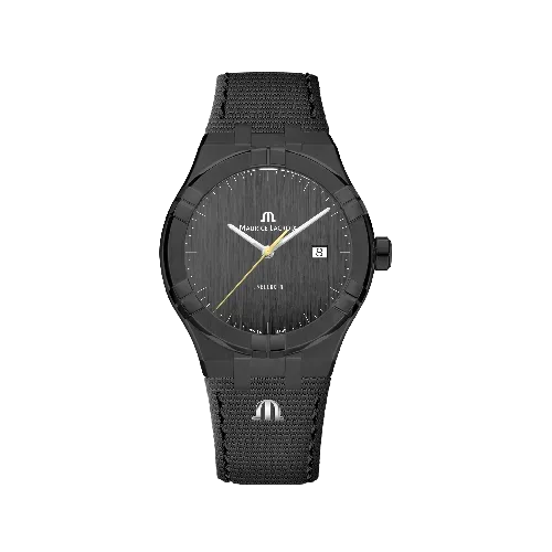 Label Noir Aikon Automatic 42MM klokke PVD tekstil gul