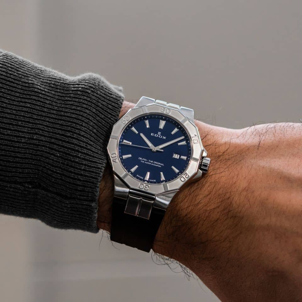Edox Date herreklokke med dato